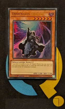 RA01-EN014 Dimension Shifter Ultra Rare 1st Edition YuGiOh Card - Image 1