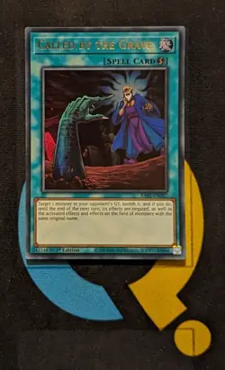 RA01-EN057 Called by the Grave Ultra Rare 1st Edition YuGiOh Card - Image 1