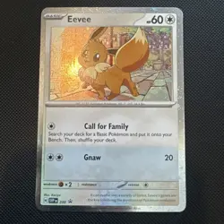 Eevee - SVP 200 Pokemon TCG Destined Rivals Cosmos Holo Black Star Promo Card - Image 1