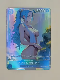 ❤ VIVI NEFERTARI One Piece Anime Waifu Card Girl Foil Doujin Holo ACG❤ - Image 1