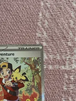 Pokemon TCG Destined Rivals Ethan's Adventure Full Art Trainer Card 236/182 Sir - Image 3