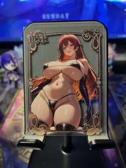 Goddess Story Metal Card Serialized Anime Waifu Random Serial # - Image 1