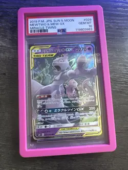 PSA 10 Mew Mewtwo GX 052/173 GEM MINT Tag Team All Stars Japanese Pokemon Card - Image 1