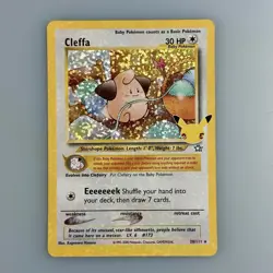 Pokemon Card Tcg Cleffa 20/111 Celebrations: Classic Collection Holo - NM/ Mint - Image 1