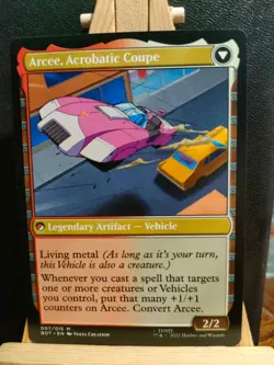 Arcee, Sharpshooter - Universes Beyond: Transformers Mythic - NM (see pics) MTG - Image 2