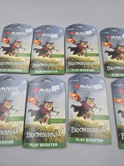Magic The Gathering Bloomburrow Play Booster Pack Sealed Lot Of 10 Packs - Image 3