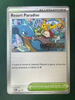 Italian 2023 Paradise Resort Pokemon SV-P 045 World Championship Promo NM - Image 1