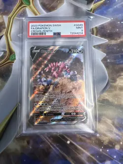2023 Pokemon Crown Zenith Drapion V Full Art #GG49/GG70 PSA 9 - Image 2