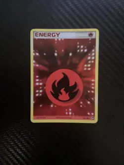 Fire Energy 104/108 Pokemon TCG 2007 EX Power Keepers LP - Image 1