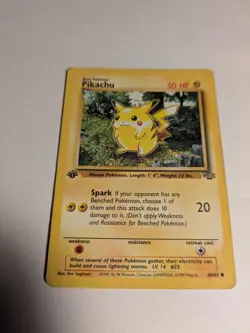 1999 Pokemon Jungle 1st Edition Pikachu #60/64 Heavy Play* - Image 2