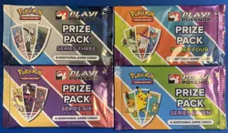 Play! Pokemon Prize Pack Series Three, Four, Six and Seven Sealed Boosters - Image 1