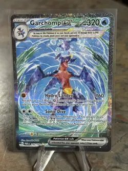 Pokemon TCG Garchomp EX 245/182 Special Illustration Rare Paradox Rift - Image 1