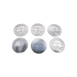 Pokemon TCG Poke Ball Tin EMPTY Lot Of 6 With Coins - Rare - Collector Balls - Image 4