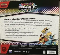 Pokemon Scarlet & Violet Prismatic Evolutions Poster Collection Case Box Of 6 - Image 2