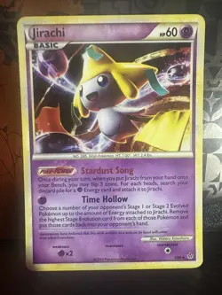 Pokemon - Jirachi - Unleashed - 1/95 - Holo Rare - Vintage 2010 - Image 1