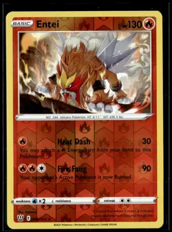 Entei SWSH05: Battle Styles #020/163 POKEMON TCG HOLO - Image 1