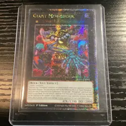 Giant Mimighoul ROTA-EN093 Quarter Century Secret Rare NM 1st Ed Yugioh - Image 1