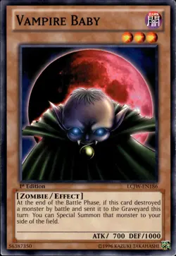 Vampire Baby - 1st Edition LCJW-EN186 - LP - YuGiOh - Image 1