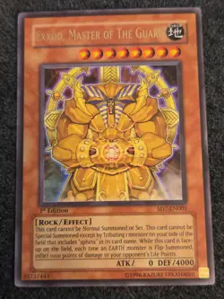 Yu-Gi-Oh! Exxod, Master of the Guard SD7-EN001 1st Edition Common Near Mint - Image 1