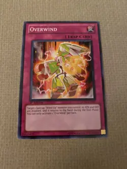 Yu-Gi-Oh! Overwind mint common 1st ed GENF-EN067 - Image 1
