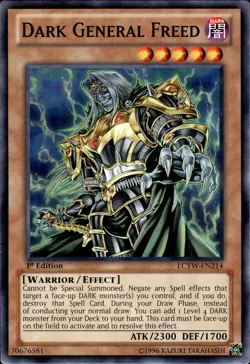 Dark General Freed - 1st Edition LCYW-EN214 - LP - YuGiOh - Image 1