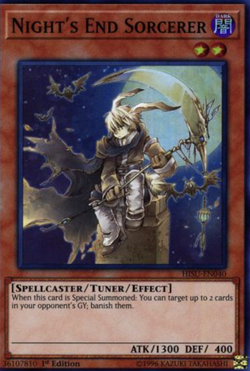1X NM Night's End Sorcerer - HISU-EN040 - Super Rare 1st Edition yugioh - Image 1