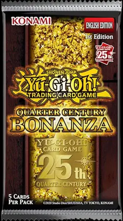 Yu-Gi-Oh! Yugioh TCG Quarter Century BONANZA Booster Pack x1 NEW - Image 1