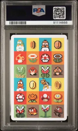 2015 Nintendo Game Stages Super Mario Bros U 2 of Diamonds Playing Card PSA 10 - Image 2
