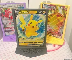 Pokemon OVERSIZE PROMO CARD Display Stands / Holders Free Standing - Many colors - Image 1