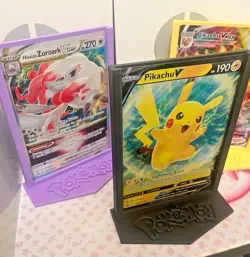 Pokemon OVERSIZE PROMO CARD Display Stands / Holders Free Standing - Many colors - Image 2