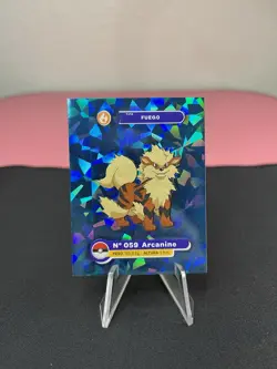 Arcanine #59 Pokemon Kanto Full House Sticker Card - Volume 1 Box Hit (Peru) - Image 1