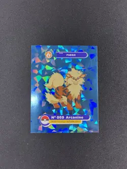Arcanine #59 Pokemon Kanto Full House Sticker Card - Volume 1 Box Hit (Peru) - Image 2