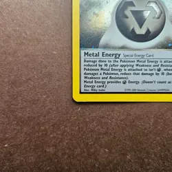 1st Edition Metal Energy 19/111 Pokemon Neo Genesis Holo Rare Card - LP - First - Image 4
