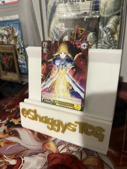 Signed Weiss Schwarz Fate/Stay Night FZ/S17-103 TD Saber FOIL Card JP - Image 2