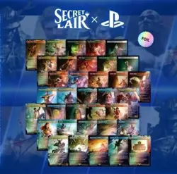 MTG Secret Lair x PlayStation: Platinum Trophy Bundle PRESALE + 3 Bonus Cards - Image 1