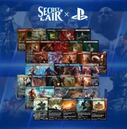 MTG Secret Lair x PlayStation: Platinum Trophy Bundle PRESALE + 3 Bonus Cards - Image 2