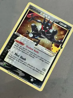 Greninja Gold Star SWSH144 Celebrations PROMO Pokemon Card English Unplayed / NM - Image 3