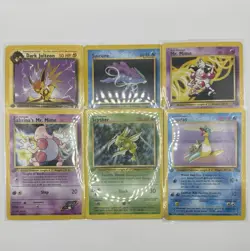 x6 1st Edition WOTC Pokemon Card Lot Collection 1999-2000 - Read Description - Image 1