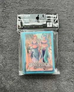 One Piece TCG Official Card Sleeves Nami Vivi Store Edition Sealed US SELLER - Image 1