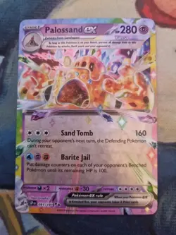 Pokemon Card Palossand ex 091/191 Double Rare Surging Sparks Near Mint - Image 1