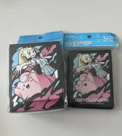 Pokemon Center Japan Lillie & Clefairy Card Sleeves + Deck Box ~ US SELLER - Image 1
