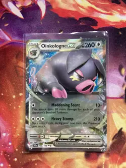 Oinkologne ex 158 - Scarlet And Violet Pokemon Card - Image 1