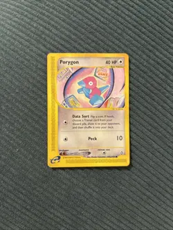 Pokemon Porygon TCG Card 103a/147 Aquapolis Common - Image 1
