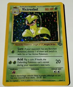 Victreebel 14/64 Holo Jungle Set - Unlimited 1999 WOTC - Vintage Pokemon Card NM - Image 2