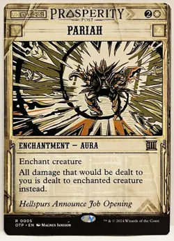 Pariah - #5-MTG-Outlaws of Thunder Junction: Breaking News (OTP)-Regular-NM - Image 1