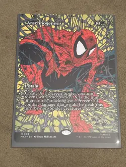 Arachnogenesis (Borderless) Marvel Universe Eternal-Legal Regular #31 Mythic - Image 1