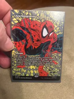 Arachnogenesis (Borderless) Marvel Universe Eternal-Legal Regular #31 Mythic - Image 2