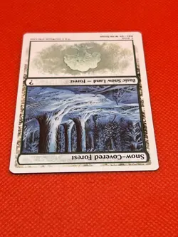 MTG Snow-Covered Forest(White Border) Mystery Booster 2 Regular - Image 3