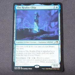The Reality Chip FOIL 74 MTG Kamigawa: Neon Dynasty NEO Rare NM - Image 1