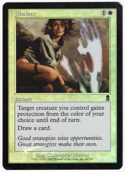 Shelter 2001 Odyssey FOIL White Common Instant MTG SP - NM AZ1 - Image 1